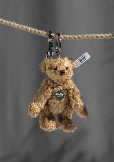 Anhänger Basko Teddybär, 11 cm, beige