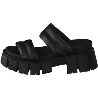 Mjus Esagerata Pantolette in schwarz