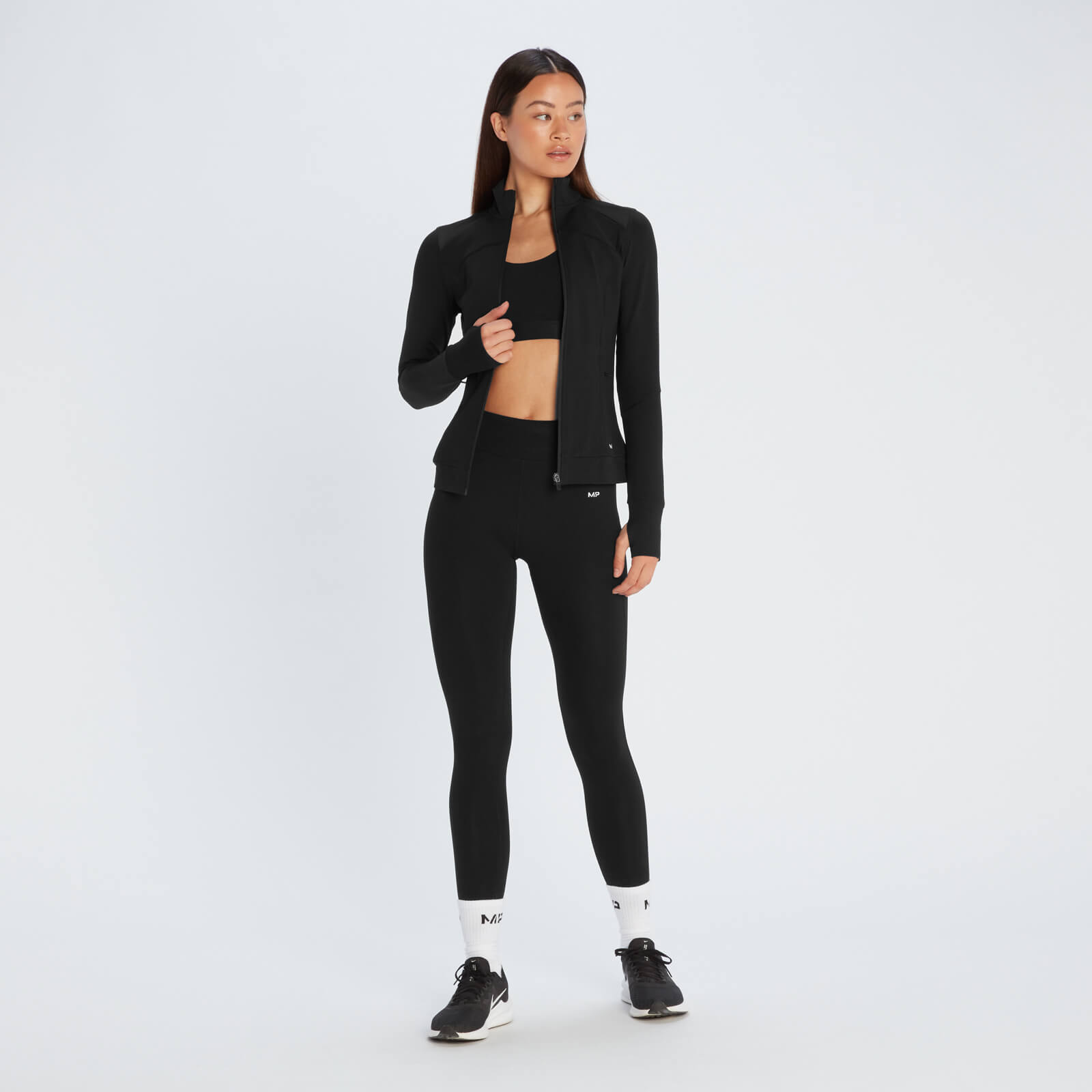 Veste en maille filet MP Power pour femmes – Noir