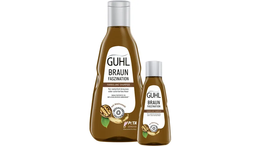GUHL Braun Faszination Farbglanz Shampoo + Mini 300 ml