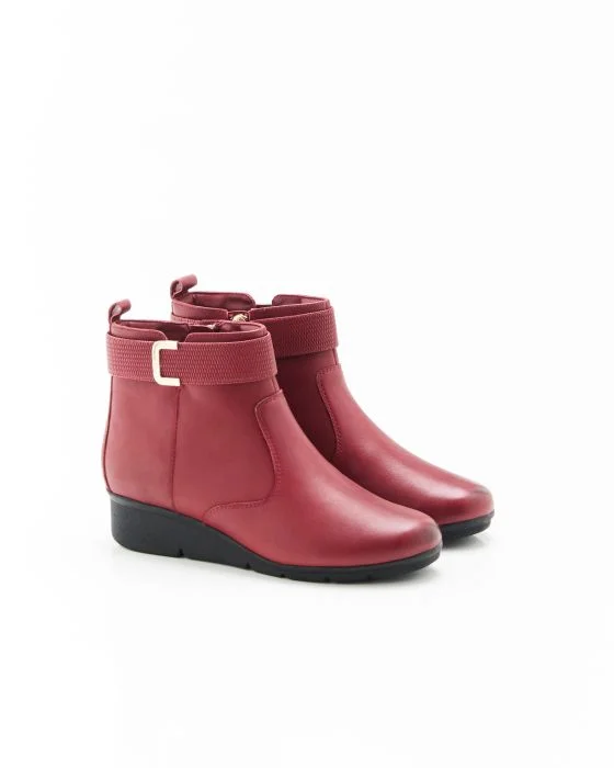 Boots compensées à boucle Amortyl