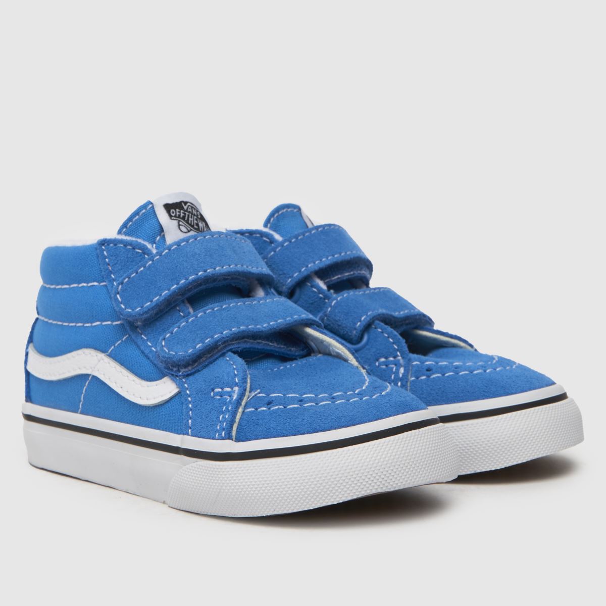 Vans blå sk8-mid reissue v pojkar småbarnsskor