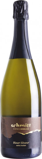 2019 Blauer Silvaner hell gekeltert, Sekt extra trocken - Weingut Schmitt Bergtheim