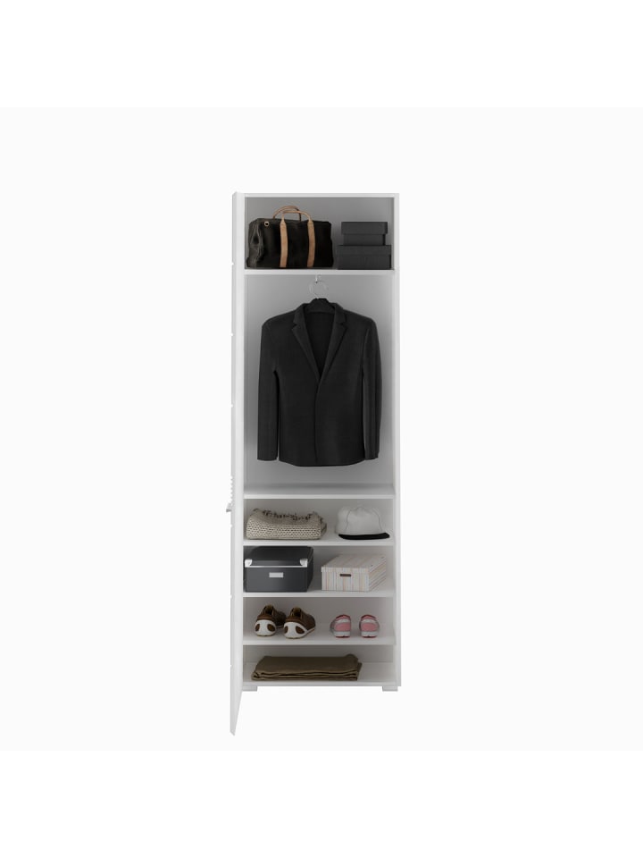 ebuy24 Garderobenaufstellung Linus Weiß 170 x 37 cm günstig kaufen onesize