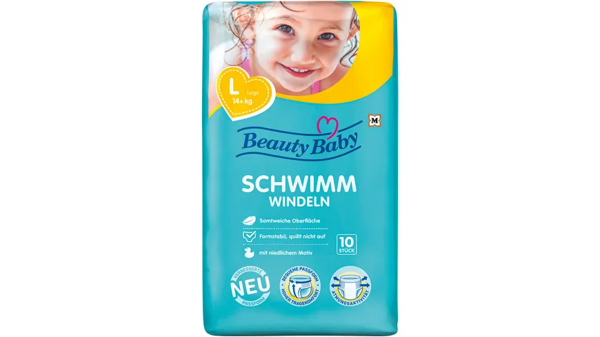 Beauty Baby Schwimmpants, Größe L, 14+ kg