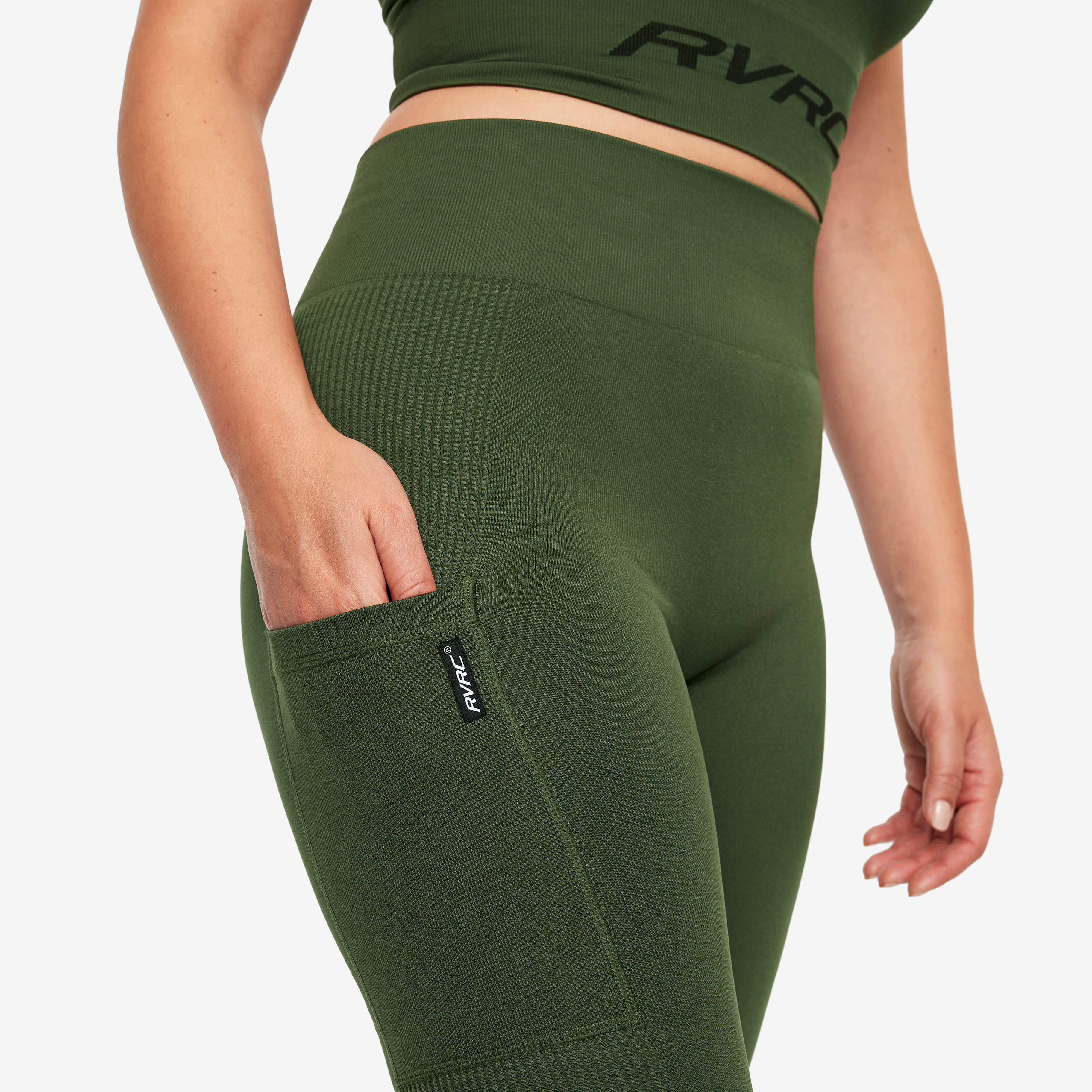 Descent Seamless Tights Femme Green