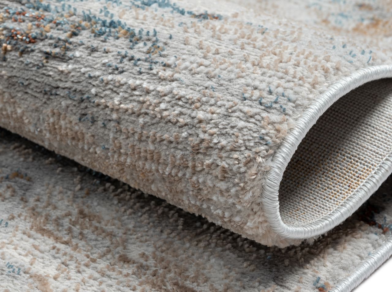 MyFlair Teppich Margot, 200cm x 290cm, Farbe Hellgrau, rechteckig, Florhöhe 8mm