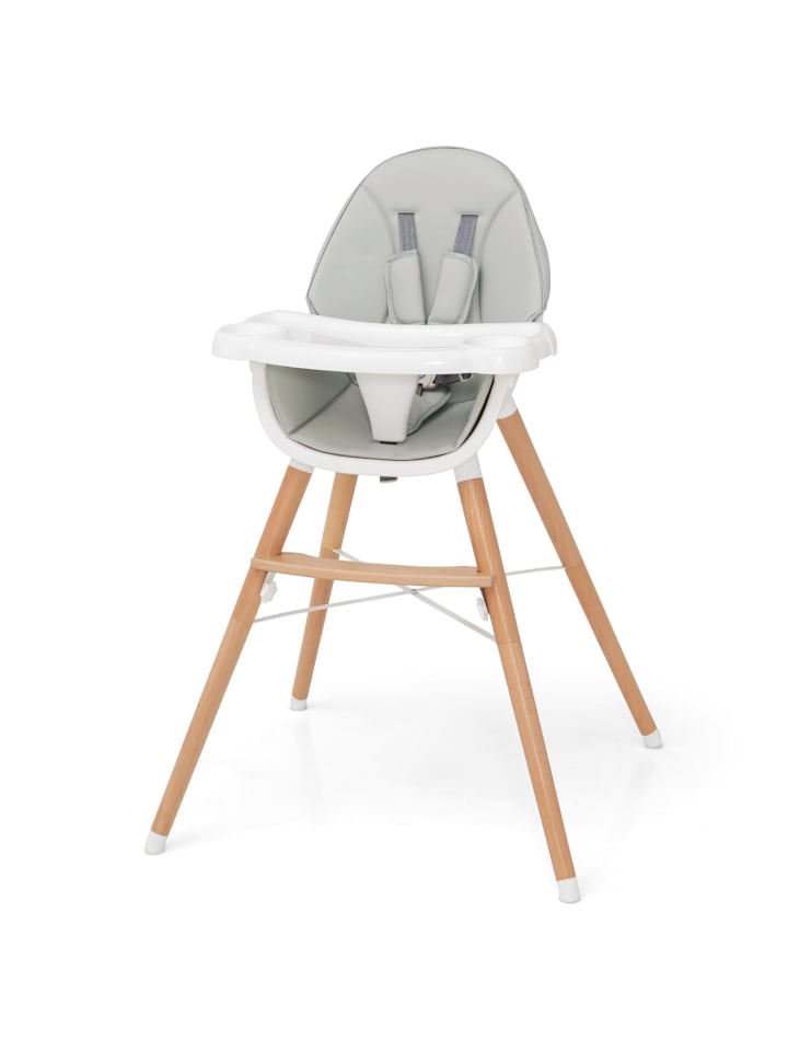 COSTWAY 2 in 1 Hochstuhl in Grau günstig kaufen onesize