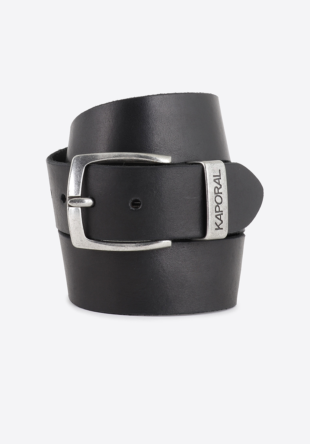HEDAS  Ceinture en cuir noir Homme