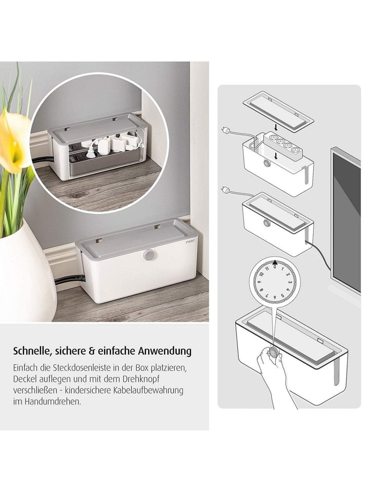 Reer CableGuard Kabelbox in Weiß ab 0 Monate günstig kaufen onesize