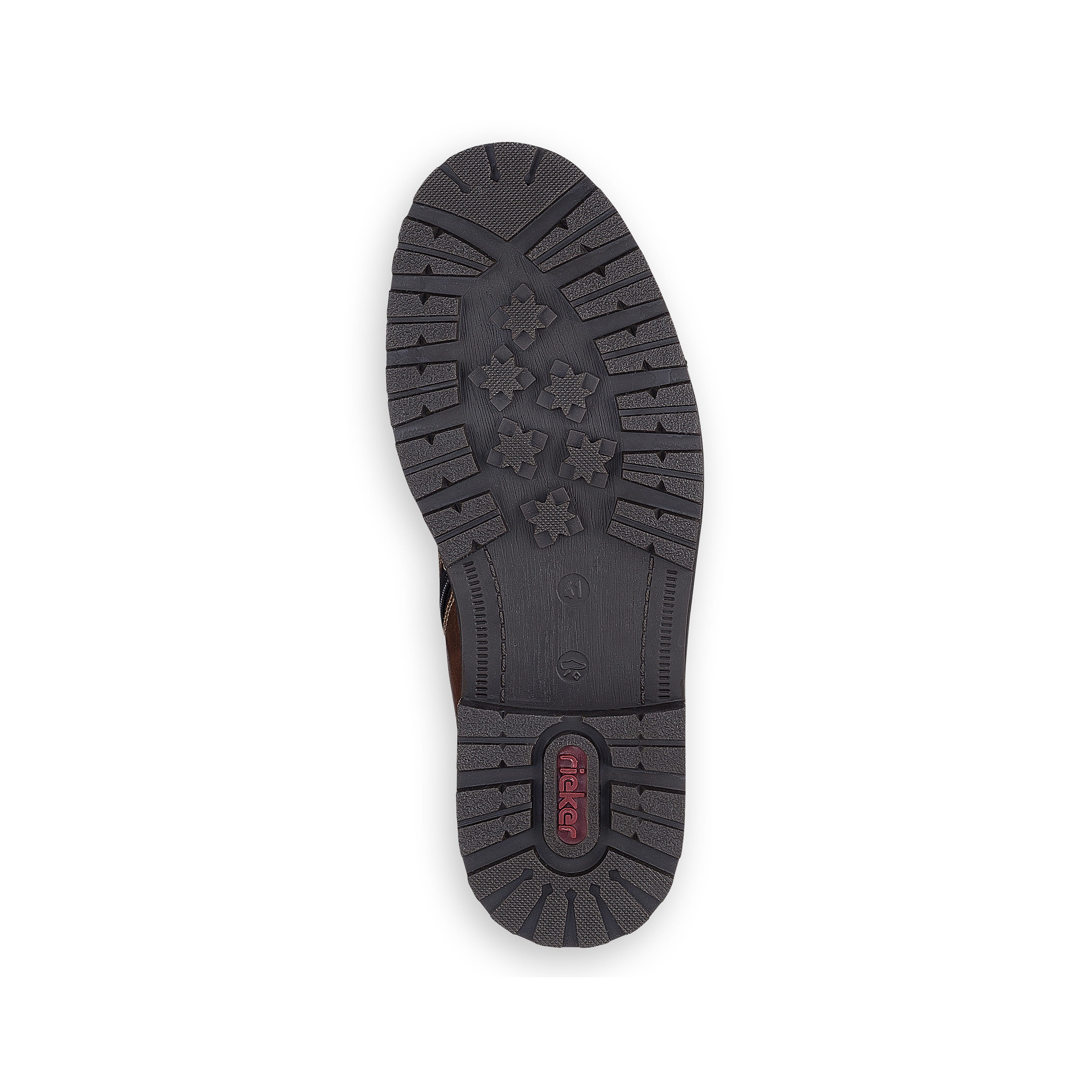 Rieker Herren Schnürstiefel kastanienbraun