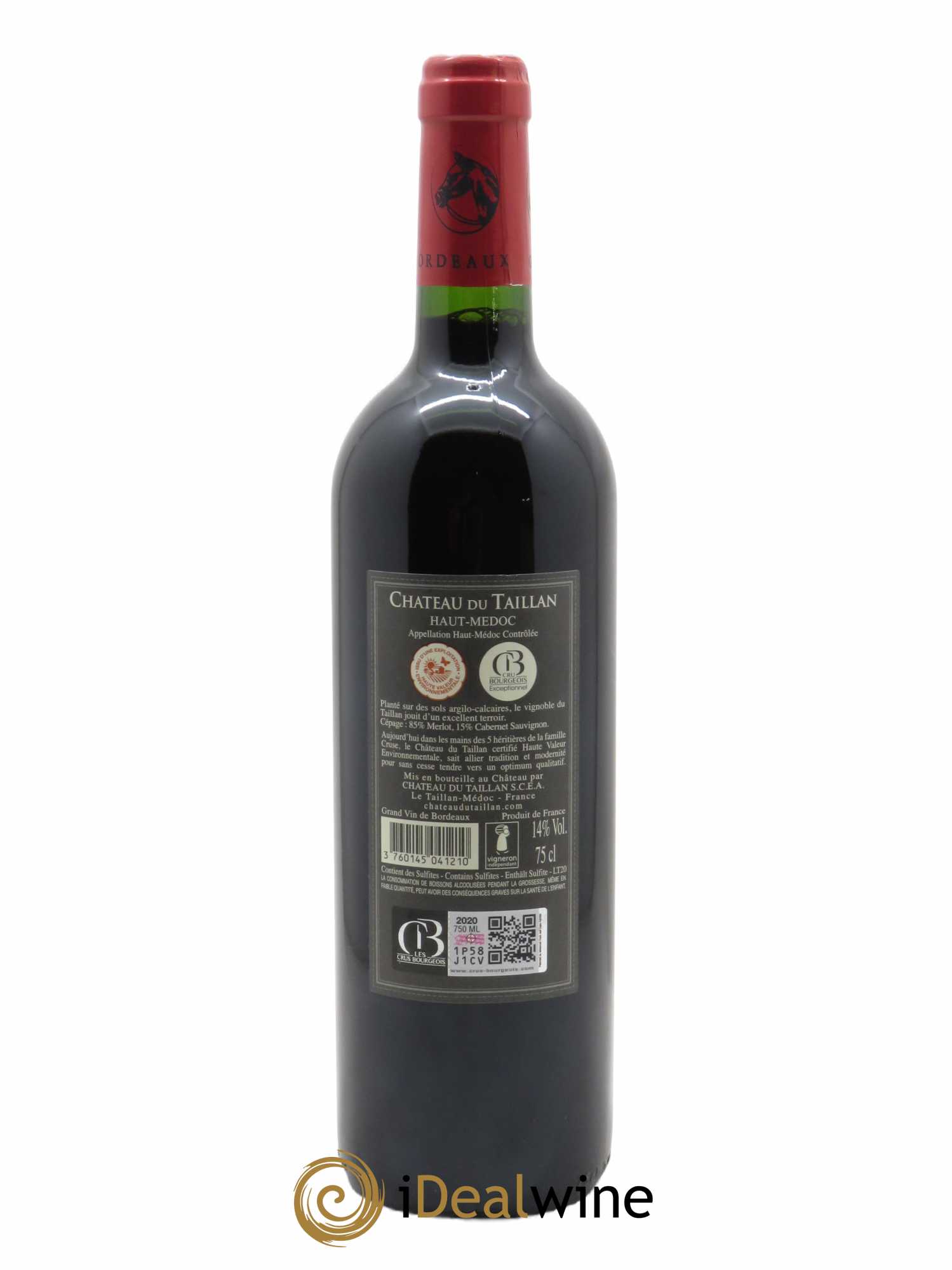 Château du Taillan Cru Bourgeois Exceptionnel  2020 - Lot de 1 Bouteille