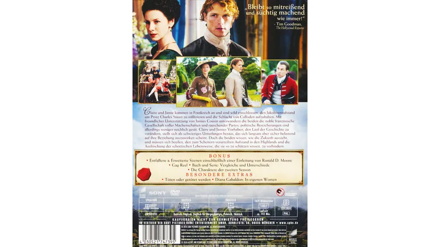 Outlander - Die komplette zweite Season  [6 DVDs]