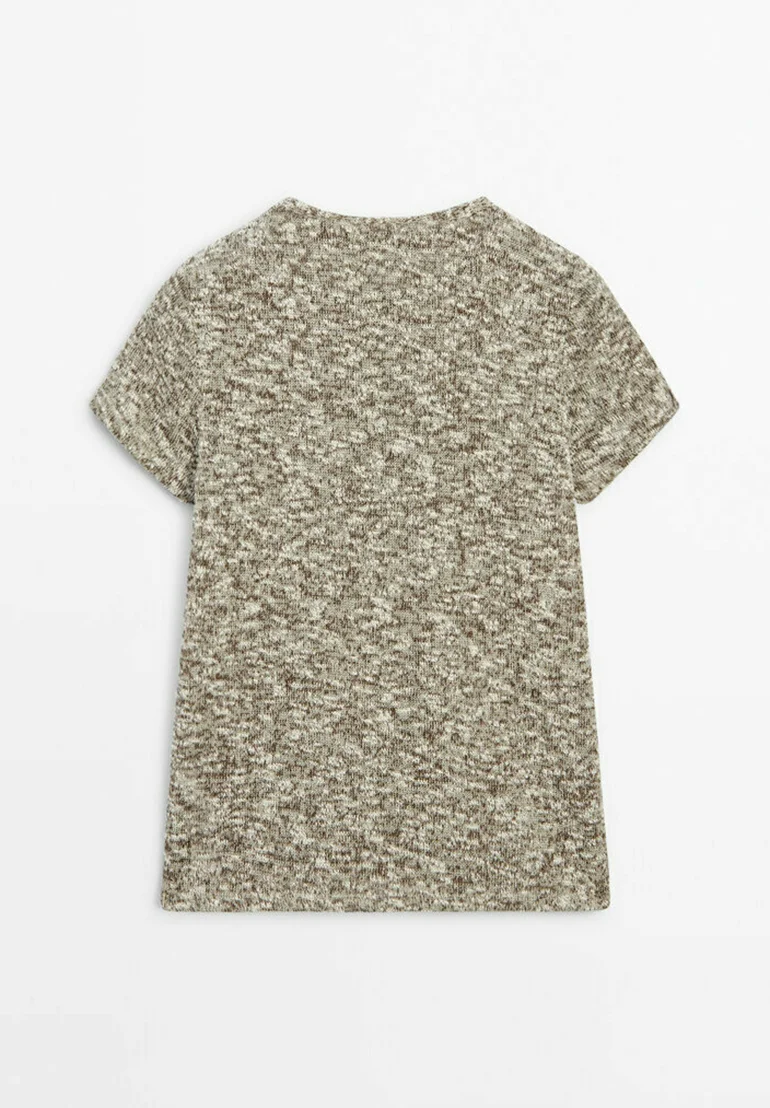 Massimo Dutti TEXTURIZADA MANGA CORTA - Camiseta básica