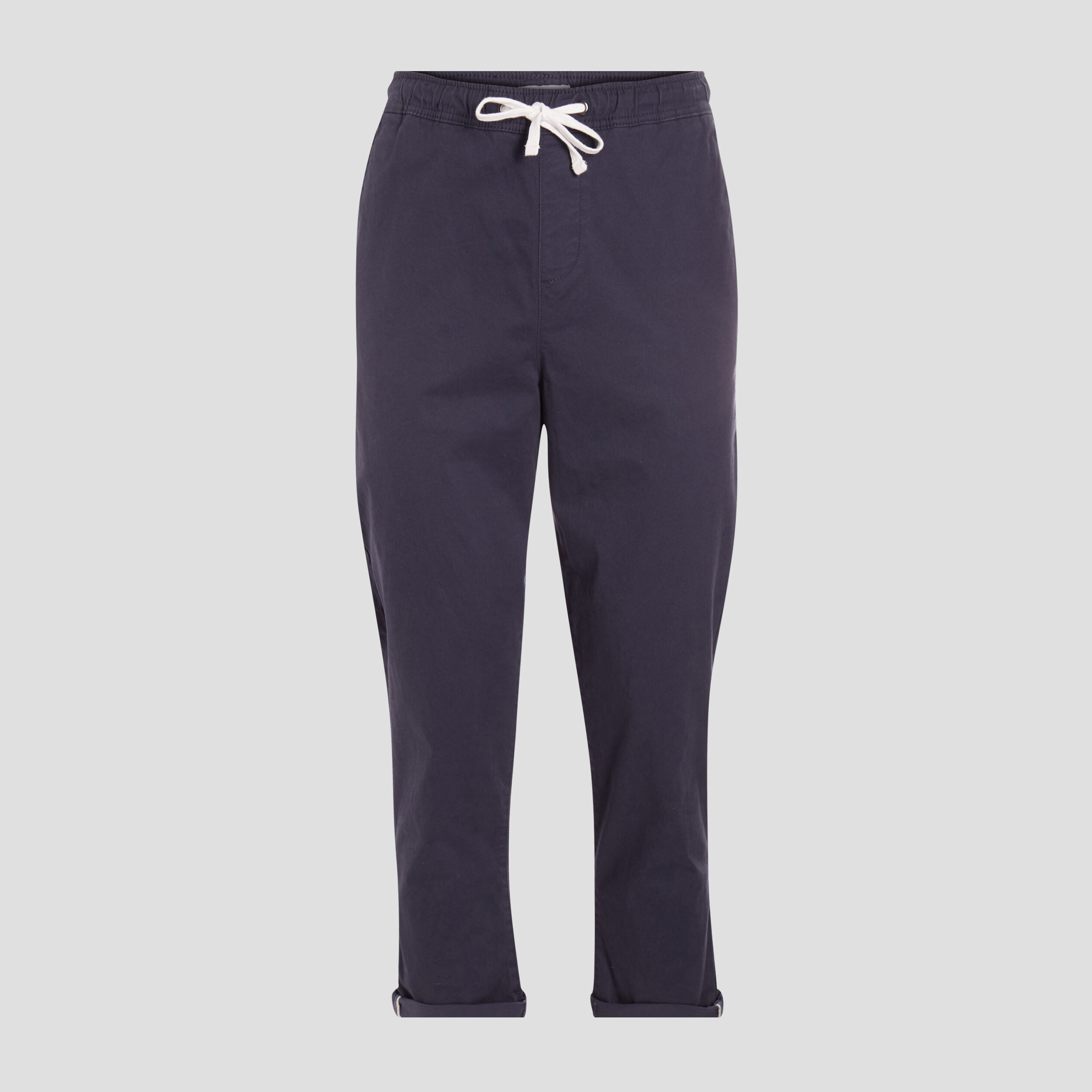 Pantalon droit à coulisse bleu marine homme | La Halle