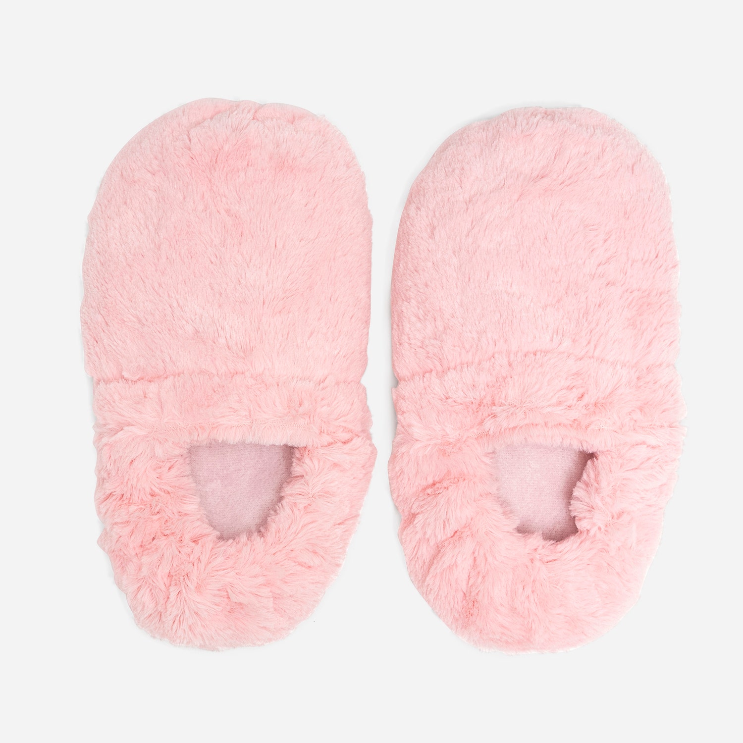 Chaussons-bouillotte roses