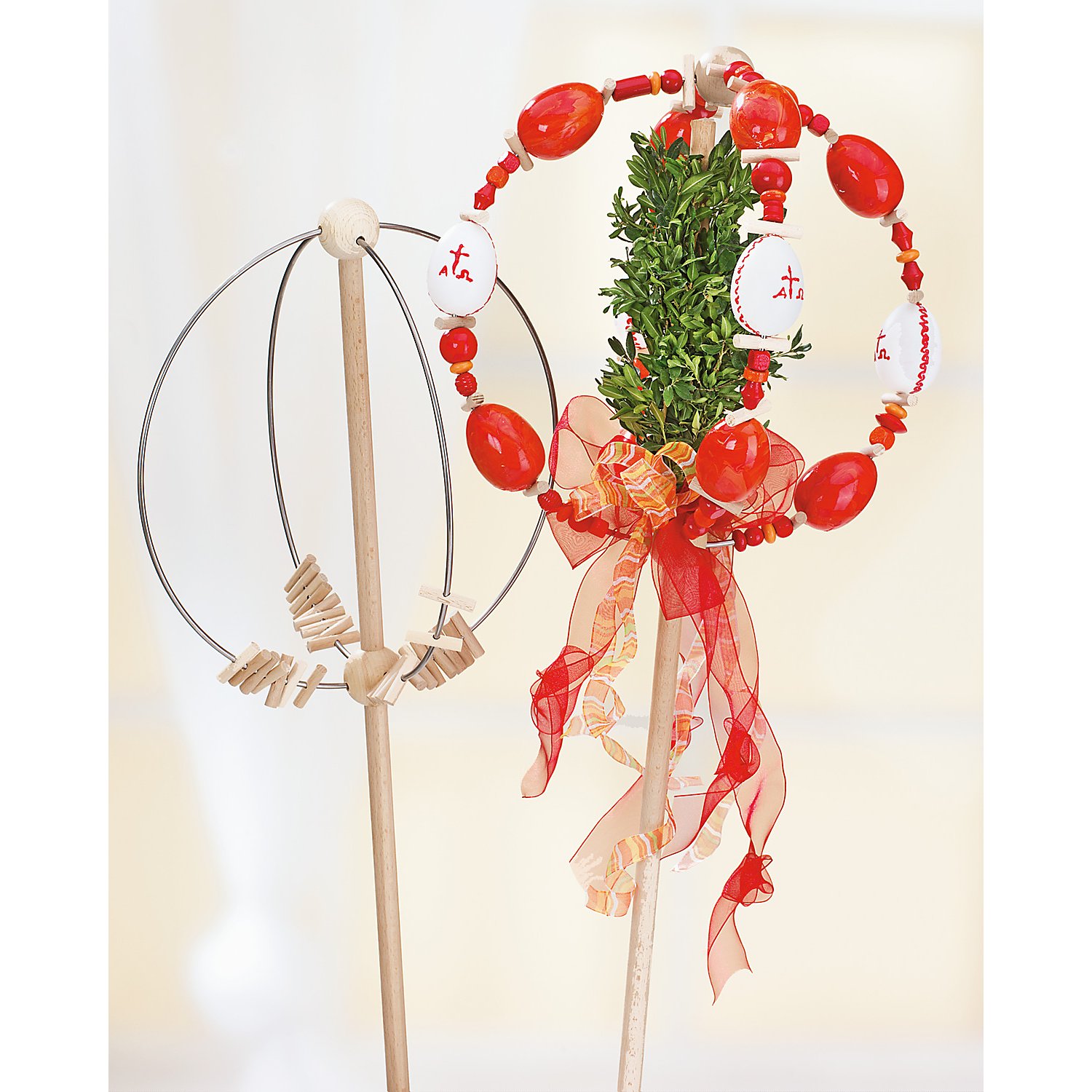 Osterbaum mit Stab, 1 m