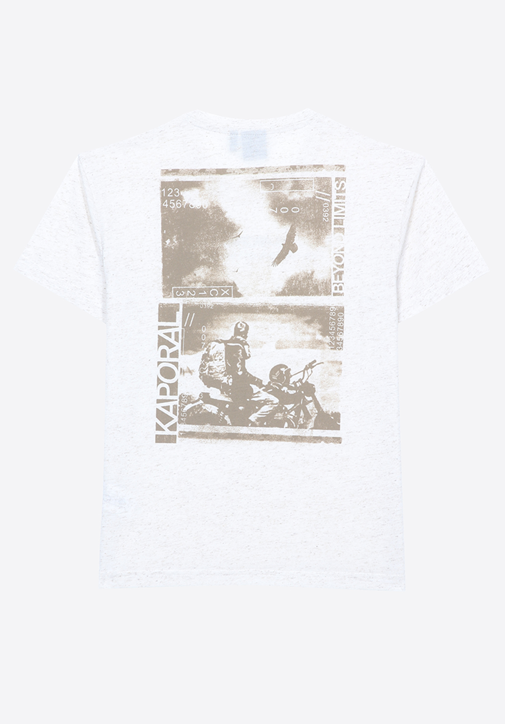 POGGO  T-shirt beige chiné Garçon