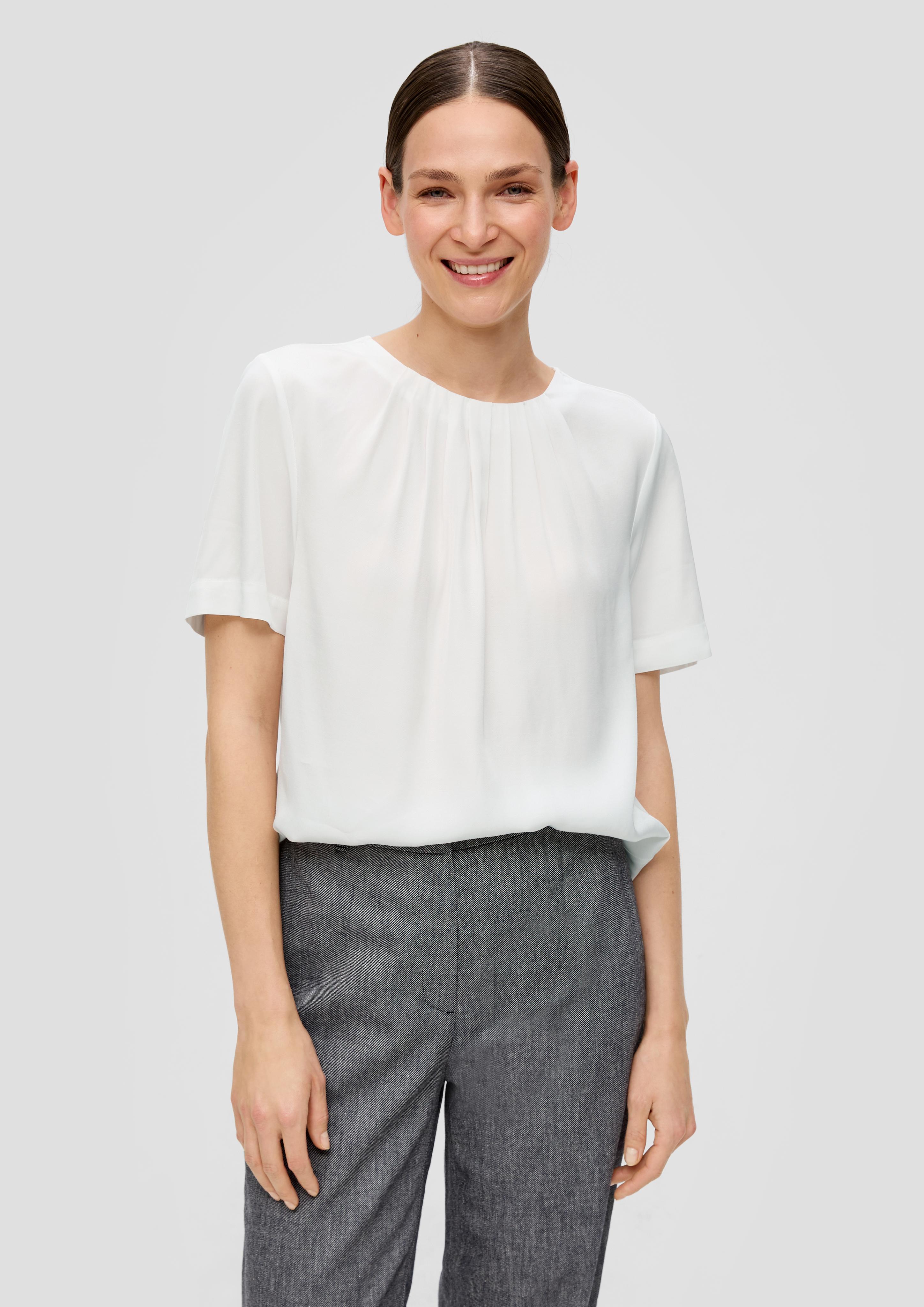 Bluse aus schimmerndem Viskosetwill  2142726-0200