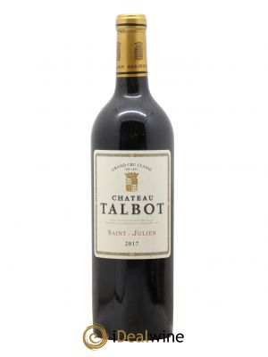 Château Talbot 4ème Grand Cru Classé  2017 - Lot de 1 Bouteille