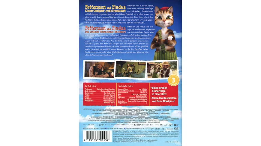 Pettersson und Findus 1&2  [2 DVDs]