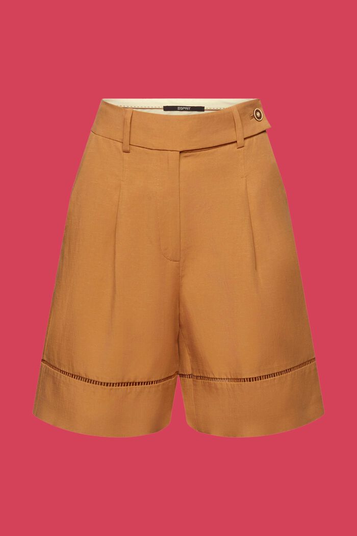 Bermudashorts mit Vintage-Spitze