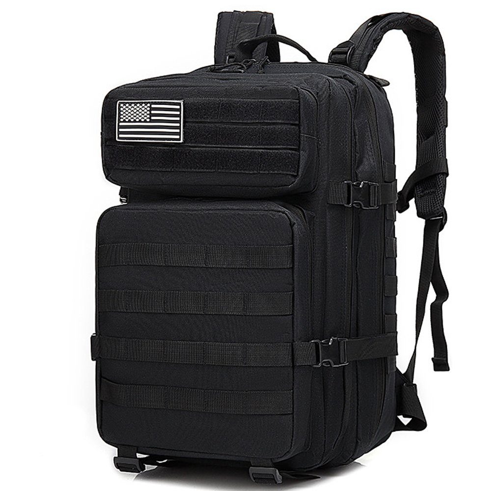 AKKEE Wanderrucksack 45L Taktische Rucksack Herren Große Pack Leicht und atmungsaktiv (45L Große Kapazität Wasserdicht, Rucksack Herren), Rucksäcke Backpack für Wandern im Freien Trekking Camping Reise