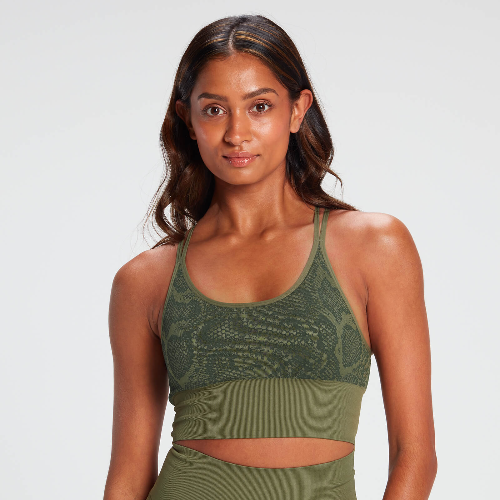 MP Snake Seamless Sports Bra - Green