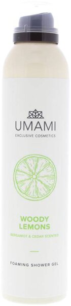 Umami Woody Lemons Bergamotte & Zeder Duschschaum