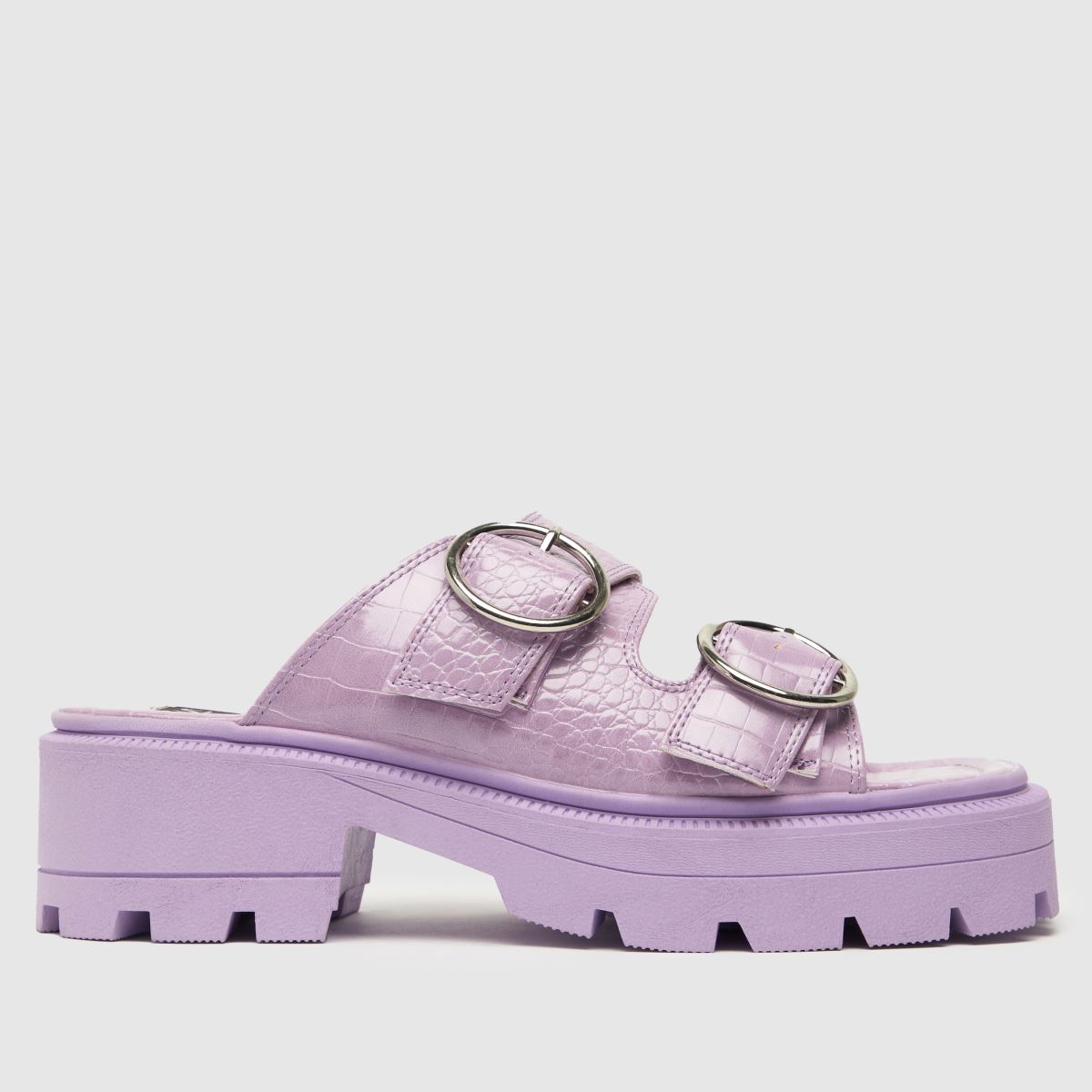 Shellys London – Annie – Lila grova sandaler med tå