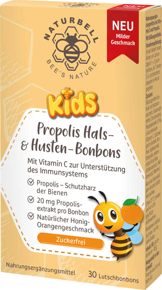 Propolis Hals- und Husten-Bonbon Kids, 45 g