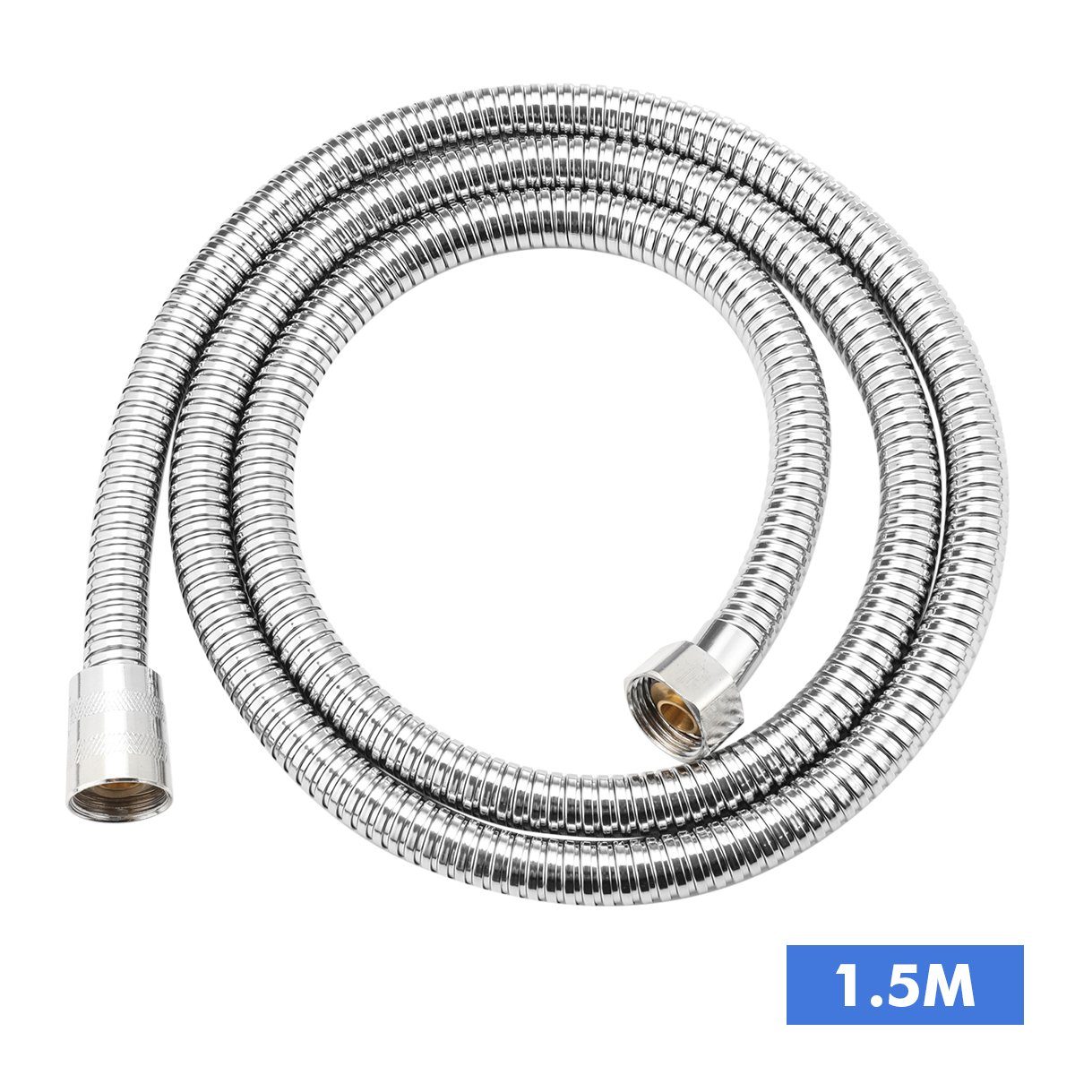 LETGOSPT Brauseschlauch 1.5m/2m Duschschlauch aus Edelstahl, Standard 1/2
