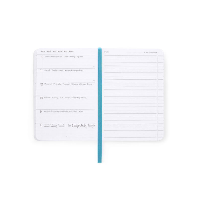 Agenda semanal para 16 meses - Pequeña - con libreta - 2024/2025