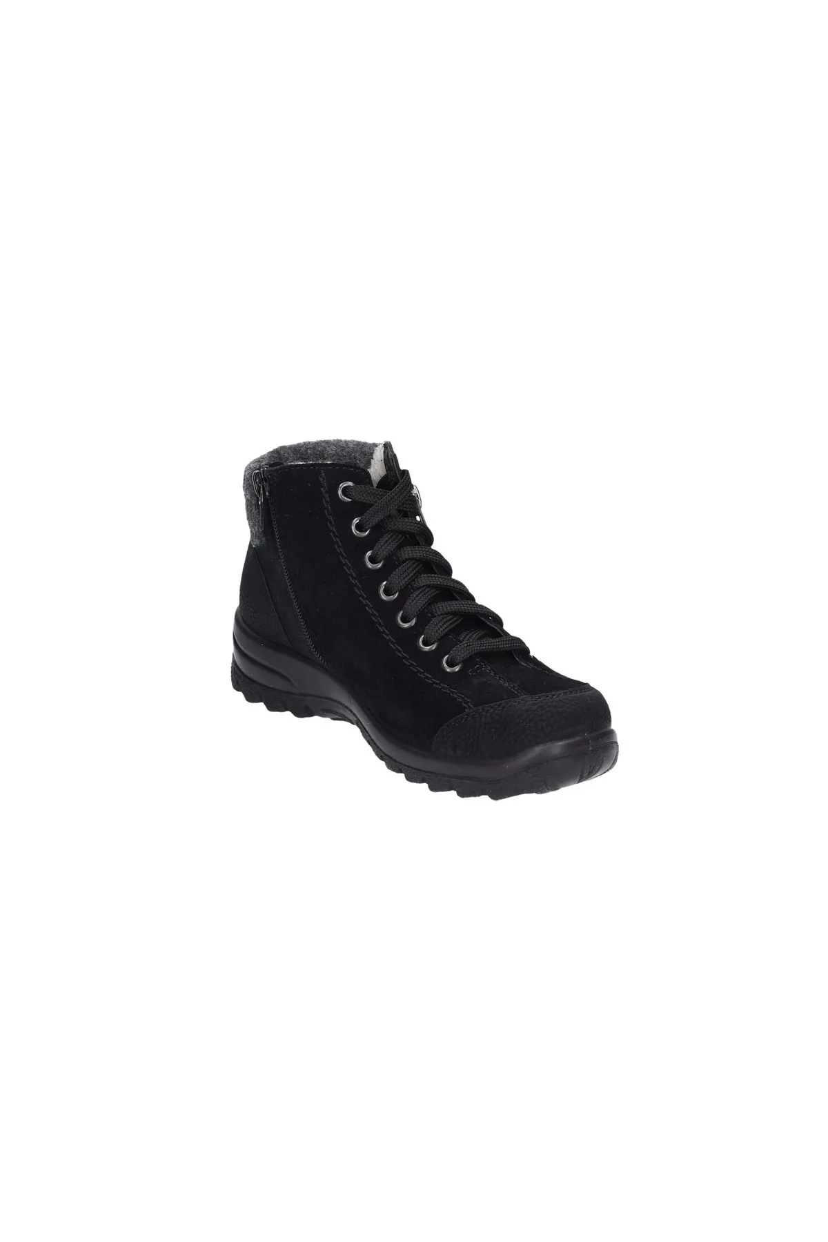 Rieker  Stiefelette - Schwarz - Flacher Absatz