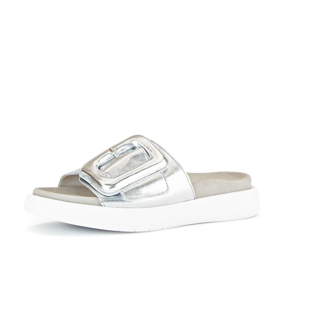 Gabor fashion Pantolette silber