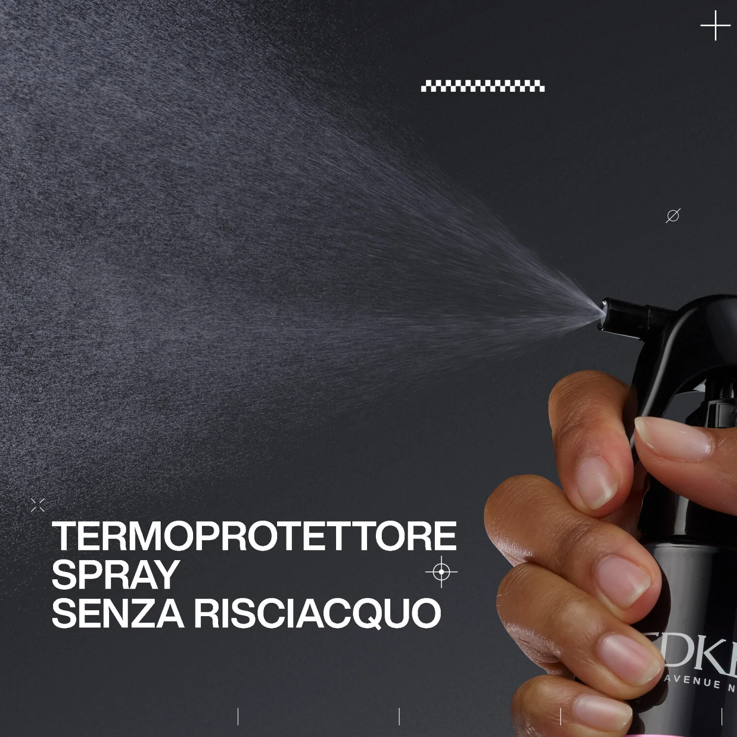 Varmebeskyttelsesbehandling for sur fargeglans - Spray Capelli Styling & Finish, Spray Termo Protettivo