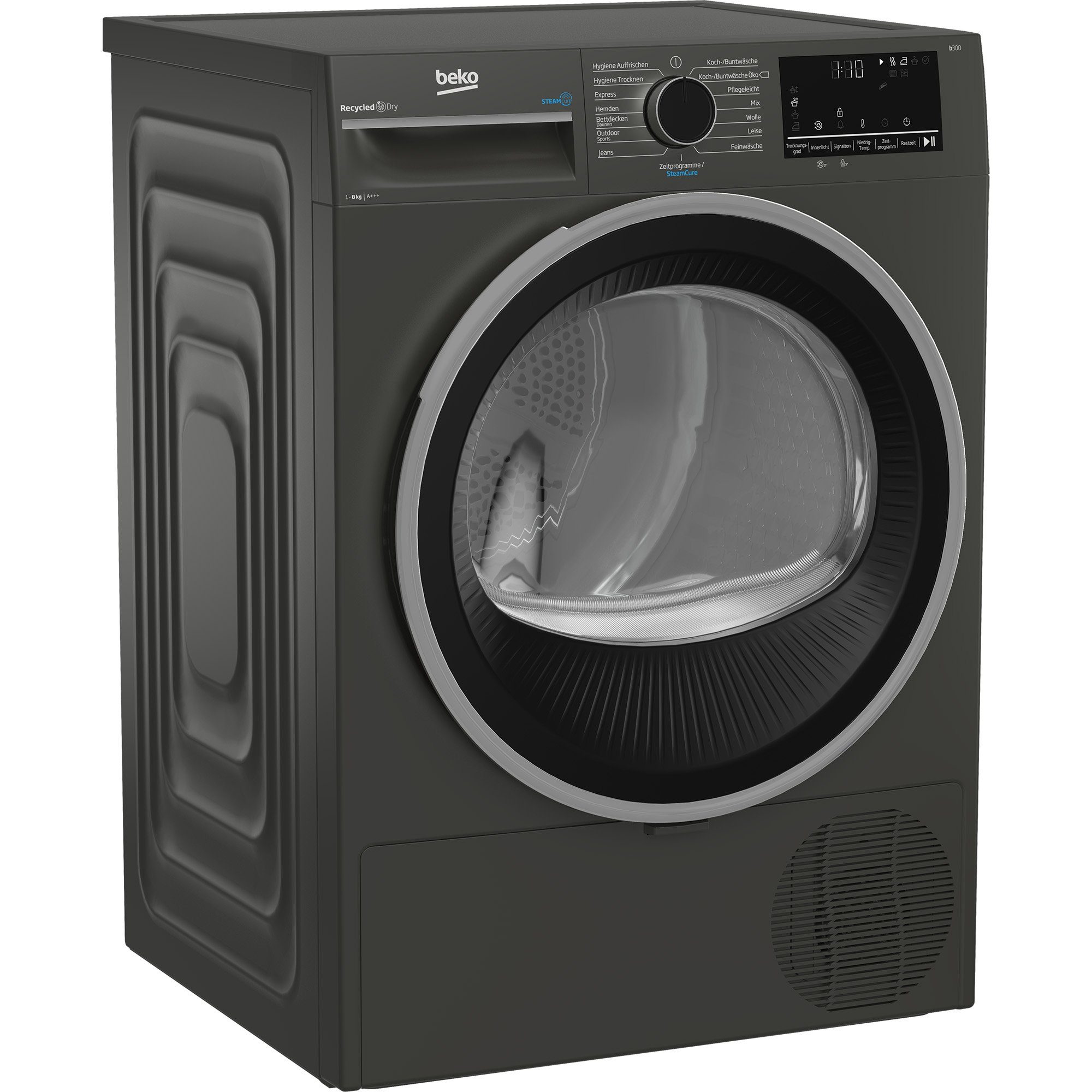 BEKO Wärmepumpentrockner B3T22491M, 8 kg, Reversierende Trommel, Silent-Programm, Allergikergeeignet
