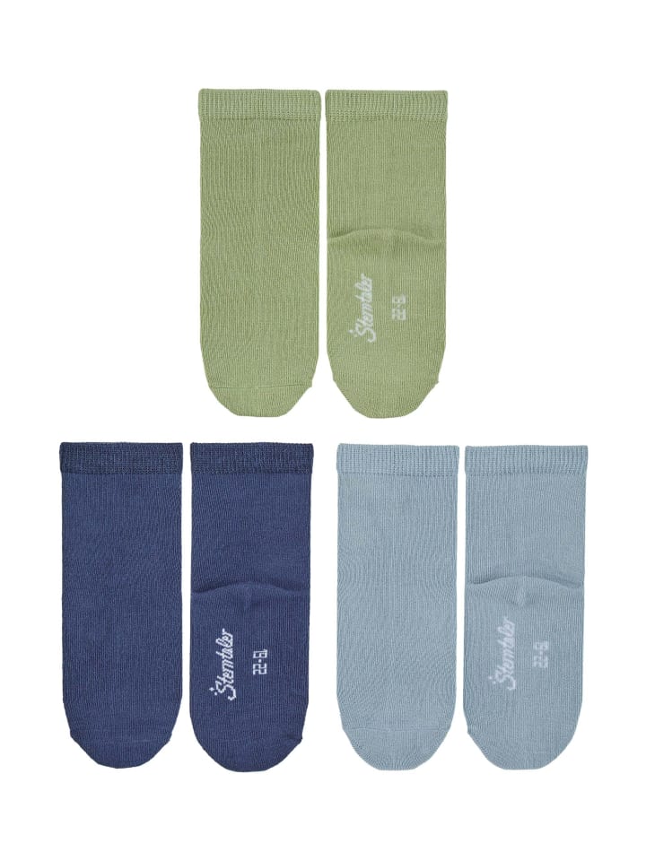 Sterntaler Socken 3er-Pack Pack uni in helles blau günstig kaufen 18