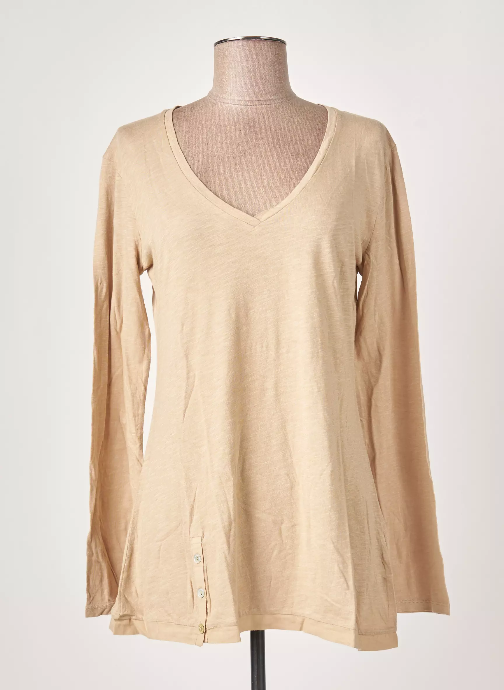 Miss Captain Tshirts Femme couleur beige