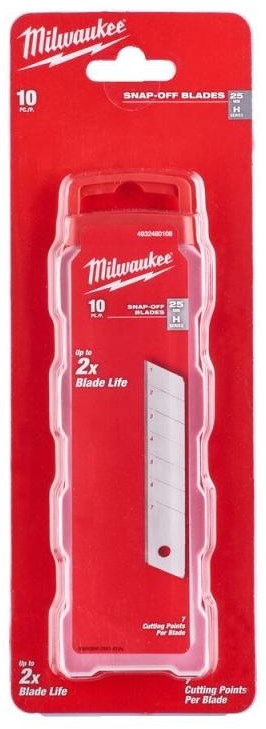 Milwaukee Zubehör 4932480108 Gleitklingen 25 mm (10-teilig)