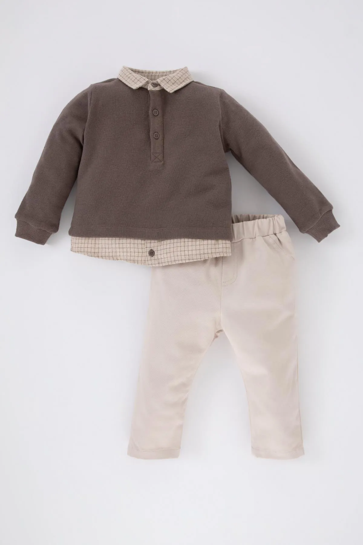 DeFacto  Sweatshirt-Hose aus Selanik-Stoff für Babys im 2er-Set
