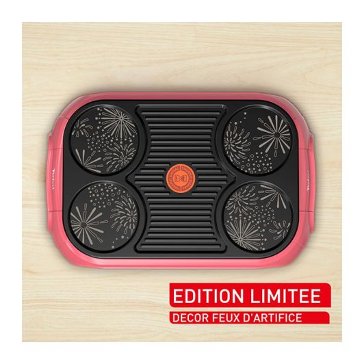 TEFAL Aparat de clătite cu grătar, format din 4 părți, PY55A7F0