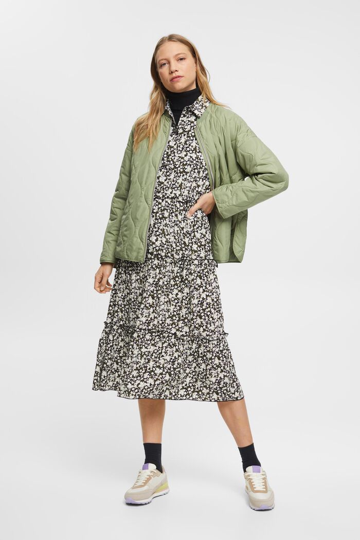 Ultraleichte Steppjacke im Bomber-Style