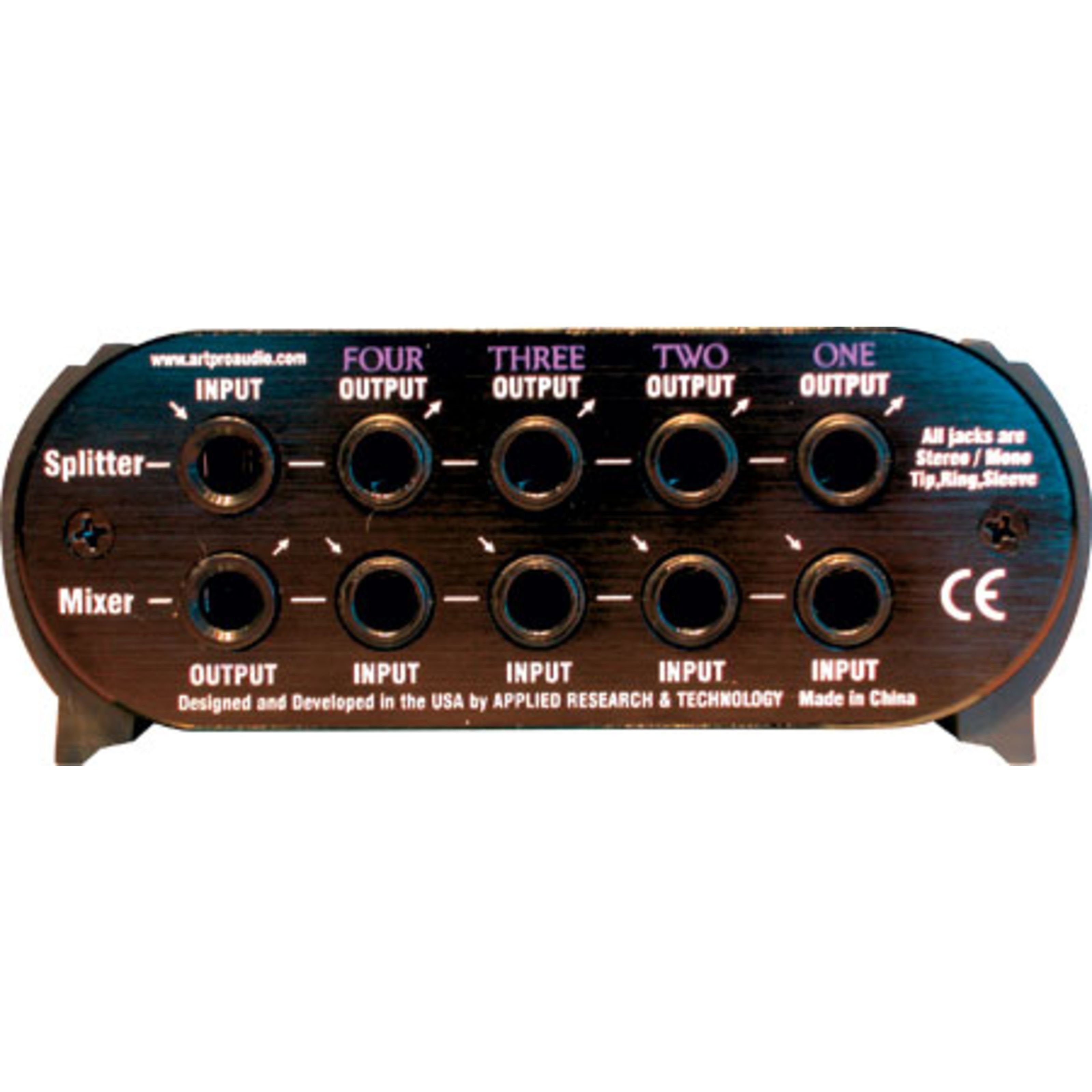 Art Mischpult, SplitMix 4 4-Kanal Mono Mixer/Splitter