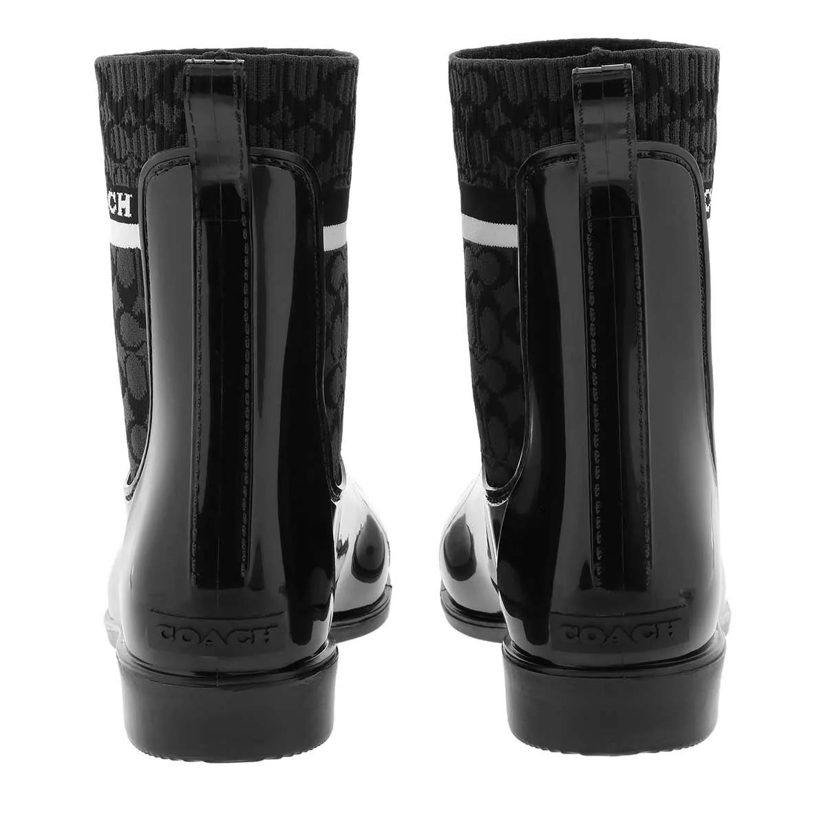 COACH Stiefeletten schwarz Regenstiefel
