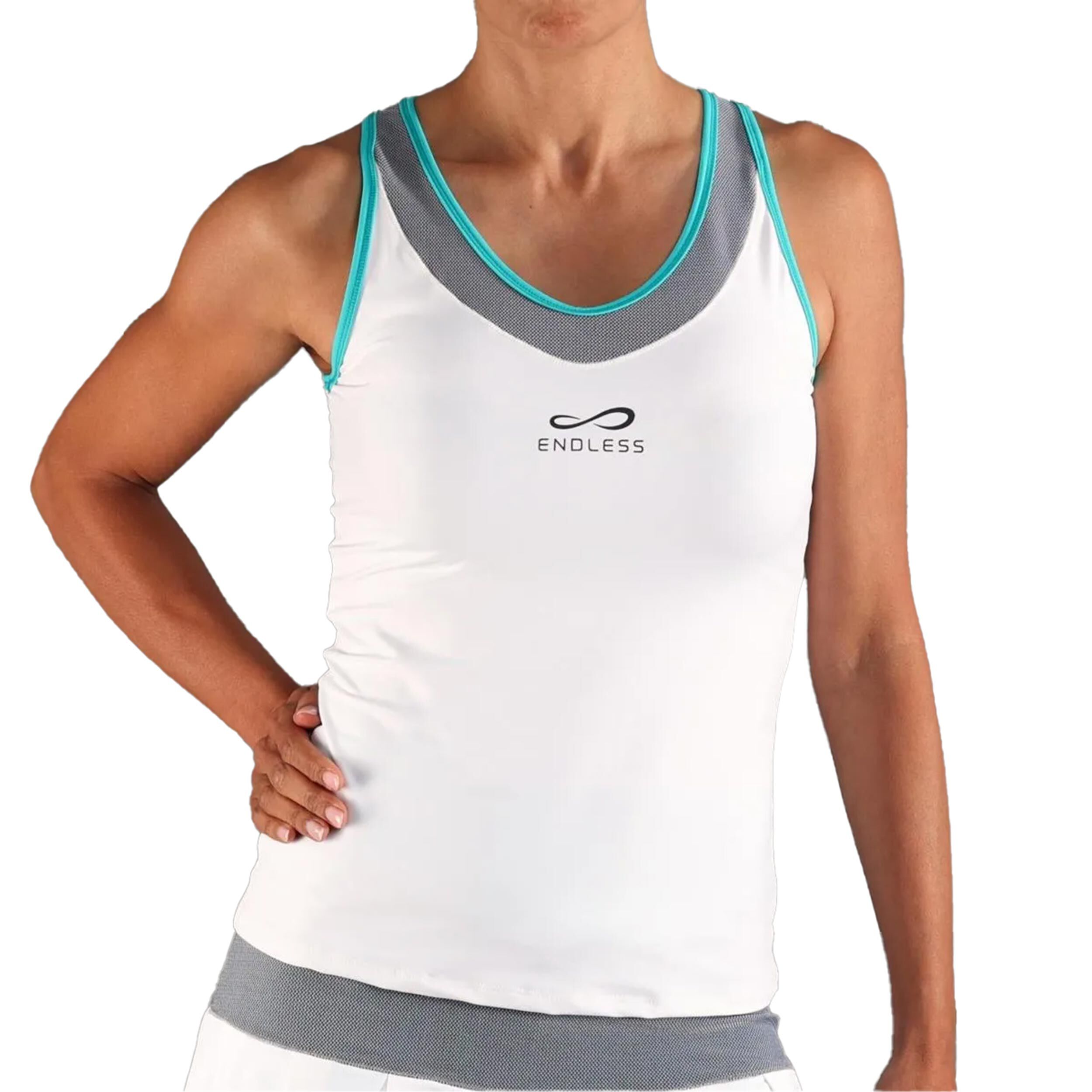 Ottey Tank-Top Damen - Weiß