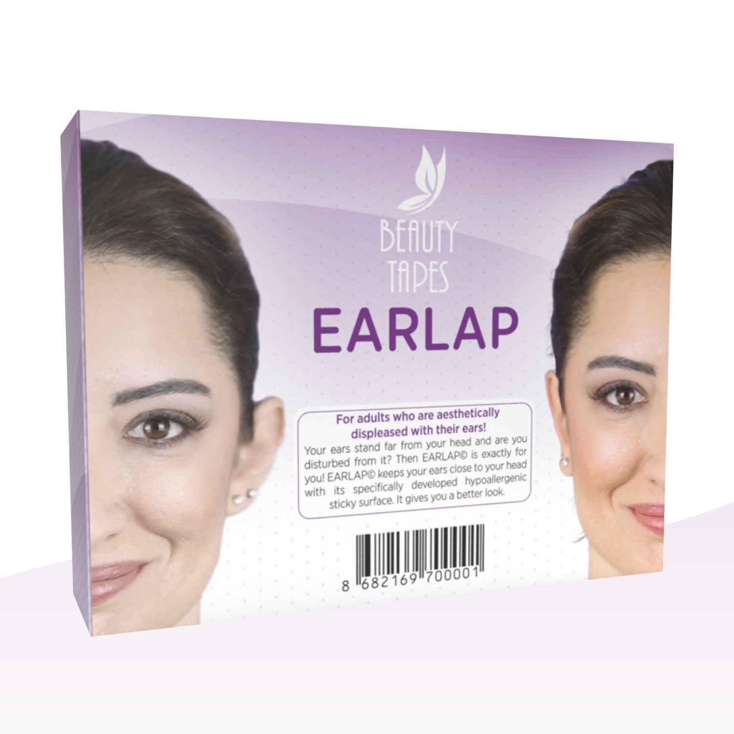 EARLAP Ohrenreiniger Cosmetic Ear Corrector - Ästhetische Korrektoren für Prominente Ohren, 20-tlg.