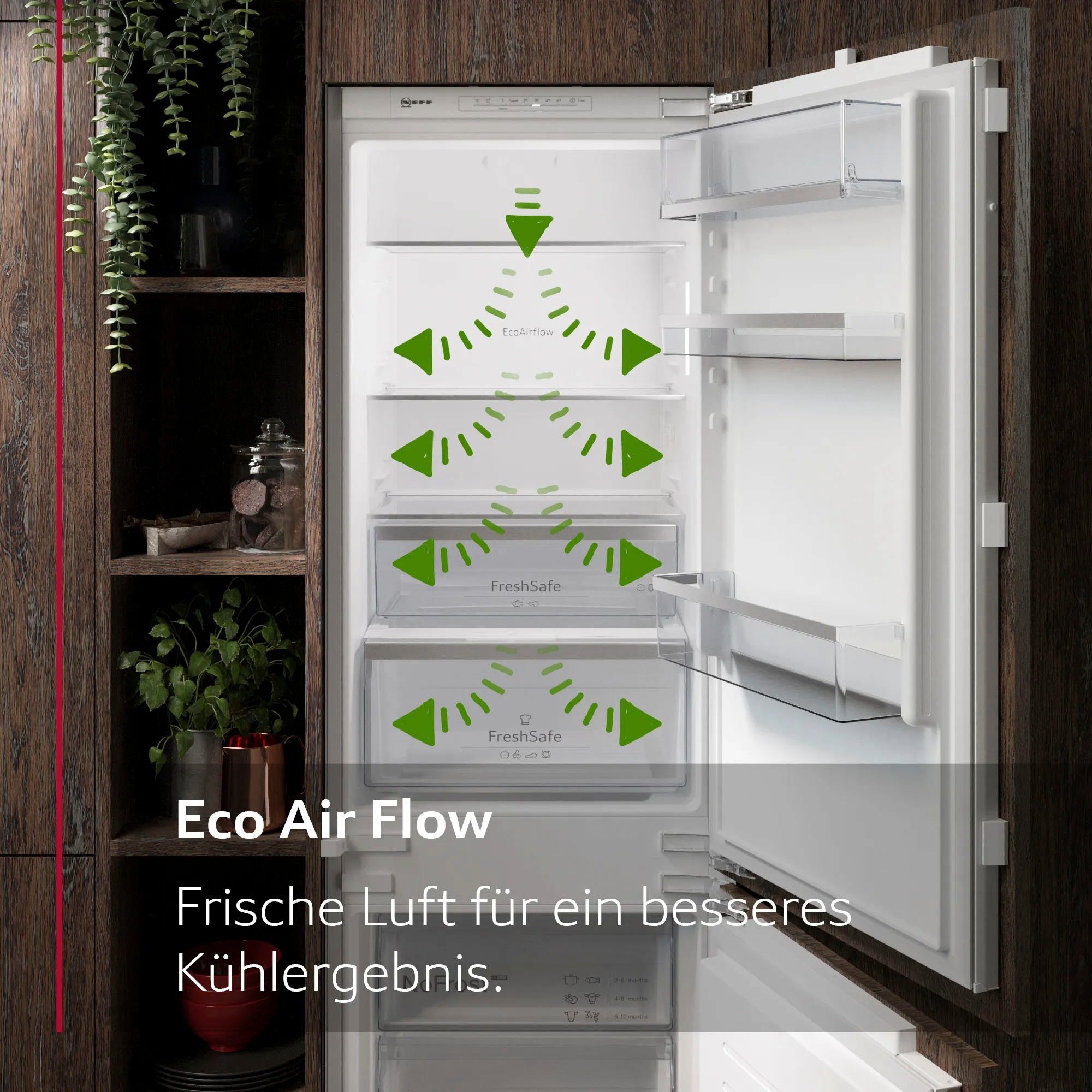NEFF Einbaukühlgefrierkombination N 30 KI5861SE0, 177,2 cm hoch, 54,1 cm breit