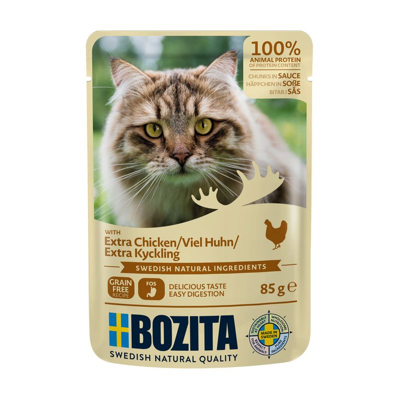 Bozita Häppchen in Soße Pouch 12 x 85 g zu TOP-Preisen | bitiba %