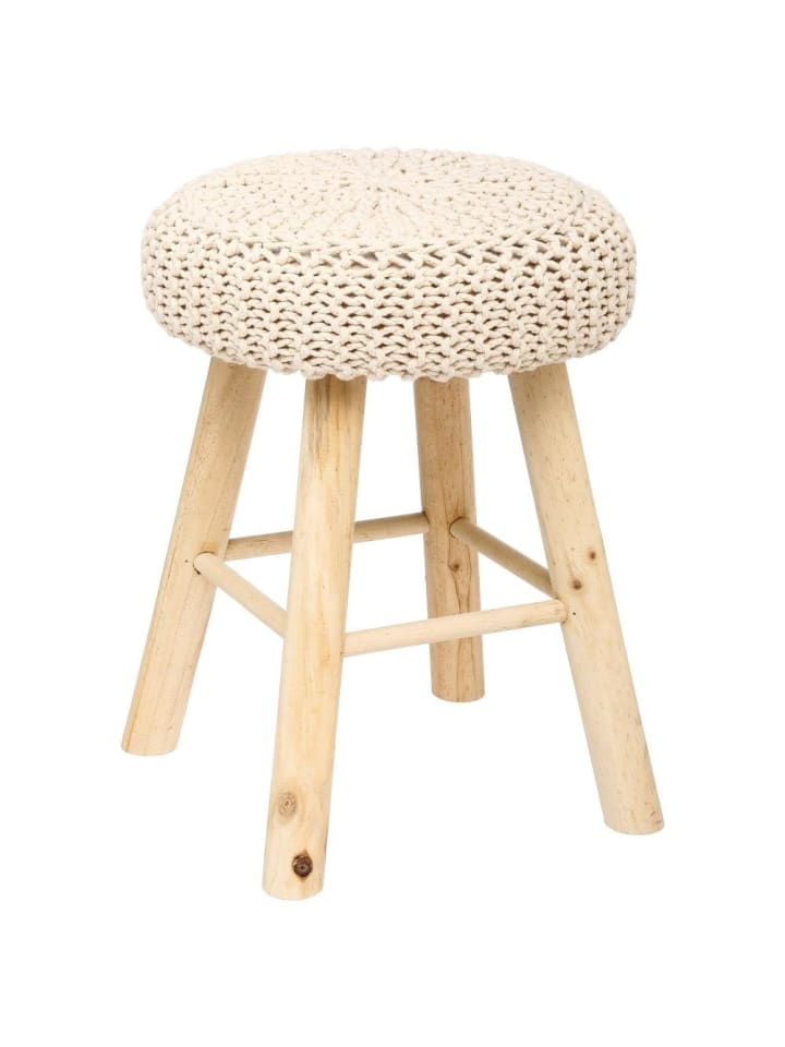 Atmosphera Créateur d'intérieur Hocker in beige günstig kaufen onesize